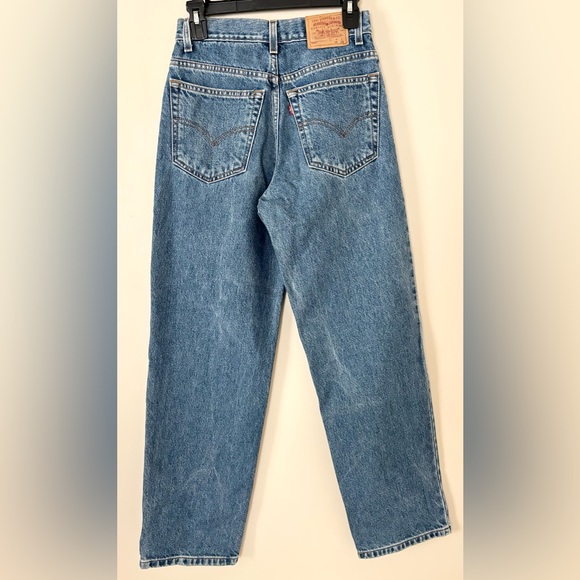 Levi’s Vintage 90s 550 Relaxed Fit Student Full Length High Rise Jeans - Picture 3 of 10